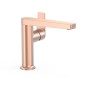 Monomando lavabo maneta lateral PROJECT-TRES oro rosa mate - 22144701OPM