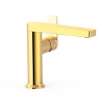 Monomando lavabo maneta lateral PROJECT-TRES oro brillo - 22144701OR 1