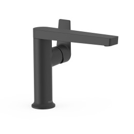 Monomando lavabo maneta lateral PROJECT-TRES negro mate - 22144701NM 1