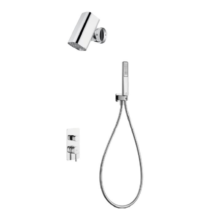Kit monomando ducha empotrado 2-vías TOSCANA cromo - GPT064-T 2