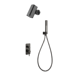 Kit monomando ducha empotrado 2-vías TOSCANA black gun metal - GPT064-T/BGM 2