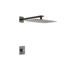 Kit monomando ducha empotrado 1-vía TOSCANA black gun metal - SRT064/BGM - Imex