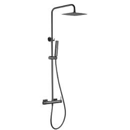 Conjunto monomando ducha FIRENZE black gun metal - BDF065/BGM 1