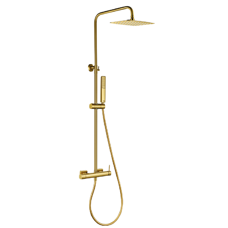 Conjunto monomando ducha FIRENZE oro cepillado - BDF065/OC
