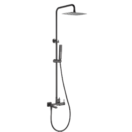 Conjunto monomando baño-ducha FIRENZE black gun metal - BDF065-B/BGM 1