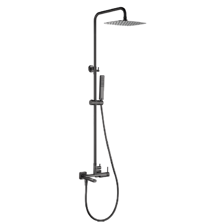 Conjunto monomando baño-ducha FIRENZE black gun metal - BDF065-B/BGM 1