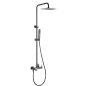 Conjunto monomando baño-ducha FIRENZE black gun metal - BDF065-B/BGM