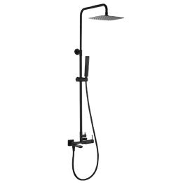 Conjunto monomando baño-ducha FIRENZE negro mate - BDF065-B/NM 1