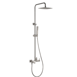 Conjunto monomando baño-ducha FIRENZE niquel cepillado - BDF065-B/NQ 1