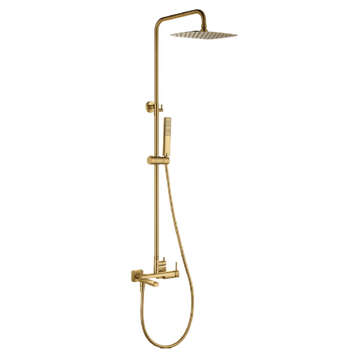 Conjunto monomando baño-ducha FIRENZE oro cepillado - BDF065-B/OC 1
