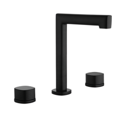 Bimando lavabo sobre encimera FIRENZE negro mate - BBF065/NG - Imex