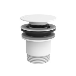Válvula click 1.1/4" TRES SIMPLE RAPID blanco mate - 24284001BM 1