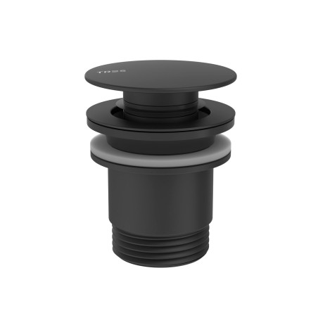 Válvula click 1.1/4" TRES SIMPLE RAPID negro mate - 24284001NM - Tres