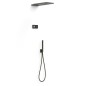 Kit termostático electrónico ducha empotrado 2-vías SHOWER TECHNOLOGY-TRES negro bronce - 09288551KMB