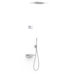 Kit termostático electrónico ducha empotrado 3-vías SHOWER TECHNOLOGY-TRES cromo - 09286315 - Tres