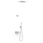 Kit termostático electrónico ducha empotrado 3-vías SHOWER TECHNOLOGY-TRES cromo - 09286315