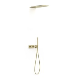 Kit termostático ducha empotrado 2-vías B-SYSTEM cava dorado - 30725205CA 1
