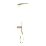 Kit termostático ducha empotrado 2-vías B-SYSTEM cava dorado - 30725205CA 1