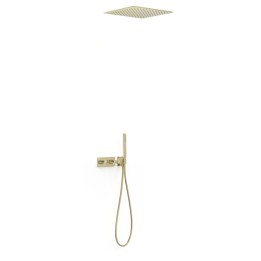 Kit termostático ducha empotrado 2-vías B-SYSTEM cava dorado - 30725206CA 1