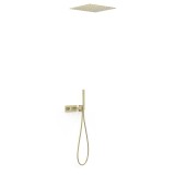 Kit termostático ducha empotrado 2-vías B-SYSTEM cava dorado - 30725206CA 1