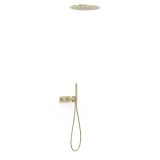 Kit termostático ducha empotrado 2-vías B-SYSTEM cava dorado - 30735206CA 1