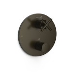 Termostático ducha empotrado 2-Vías MONTBLANC-TRES THERM-BOX negro bronce - 28325001KMB 1