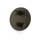 Termostático ducha empotrado 2-Vías MONTBLANC-TRES THERM-BOX negro bronce - 28325001KMB