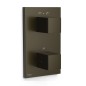 Termostático ducha empotrado 2-vías THERM-BOX negro bronce - 00625001KMB
