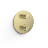 Termostático ducha empotrado 2-vías THERM-BOX cava dorado - 26225001CA 1