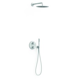 Kit termostático ducha empotrado 2-vías THERM-BOX blanco mate - 26235004BM 1
