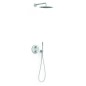 Kit termostático ducha empotrado 2-vías THERM-BOX blanco mate - 26235004BM