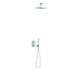 Kit termostático ducha empotrado 2-vías THERM-BOX blanco mate - 00635003BM 1
