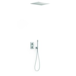 Kit termostático ducha empotrado 2-vías THERM-BOX blanco mate - 00635005BM 1