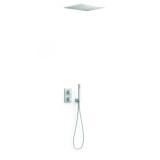 Kit termostático ducha empotrado 2-vías THERM-BOX blanco mate - 00635005BM 1