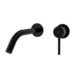 Monomando lavabo empotrado TUBE negro mate - 40112/N 1
