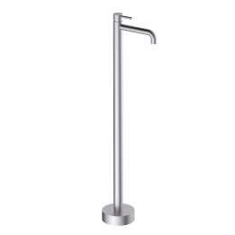 Monomando lavabo a suelo TUBE niquel cepillado - 40105/NQ 1