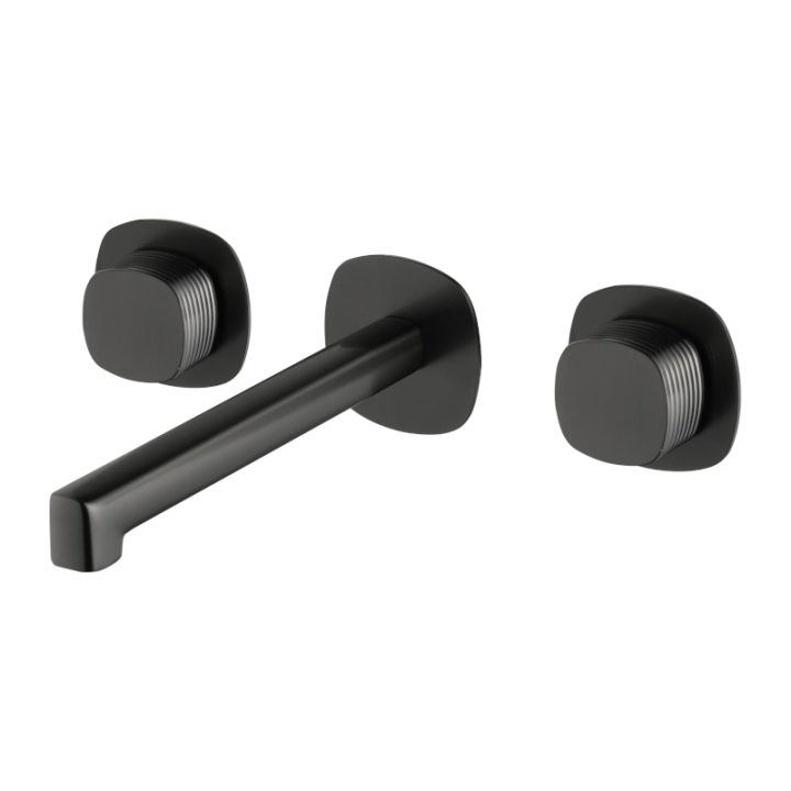 Bimando lavabo empotrado FIRENZE black gun metal - BPF065/BGM 1