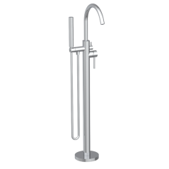 Monomando baño-ducha a suelo TUBE cromo - 40558 - Feliu Boet