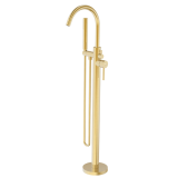 Monomando baño-ducha a suelo TUBE oro cepillado - 40558/G 1