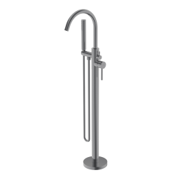 Monomando baño-ducha a suelo TUBE cromo negro - 40558/BC 1