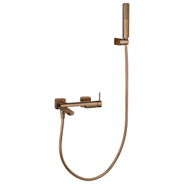Monomando baño-ducha FIRENZE oro rosa cepillado - BDF065-4ORC 1