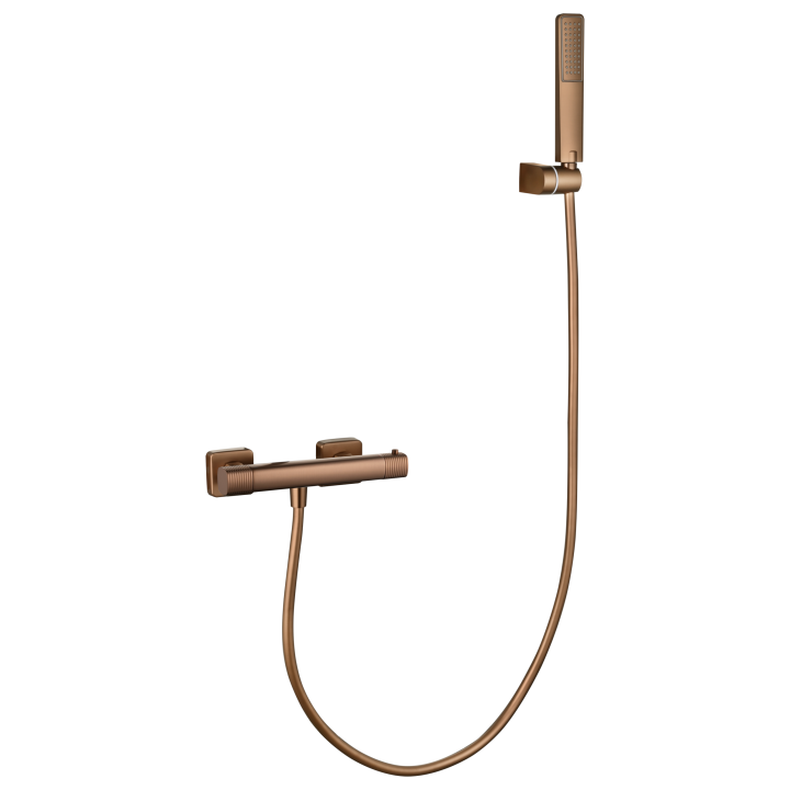 Termostático ducha FIRENZE oro rosa cepillado - BTF065-5ORC 2