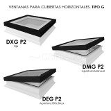 Ventana para cubierta plana FAKRO TIPO G P2 1