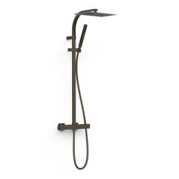 Conjunto termostático ducha OVER-WALL negro bronce - 19039306KMB 1