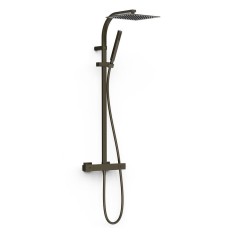 Conjunto termostático ducha OVER-WALL negro bronce - 19039308KMB - Tres