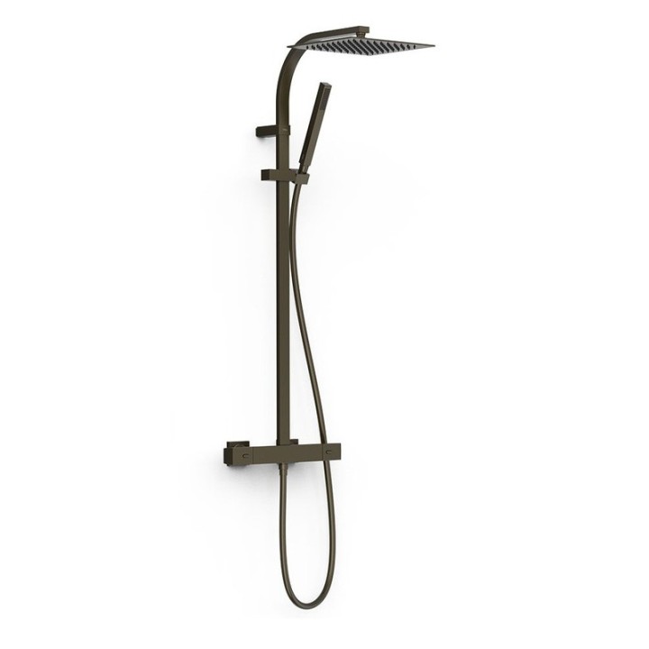 Conjunto termostático ducha OVER-WALL negro bronce - 19039308KMB 1
