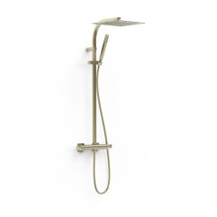 Conjunto termostático ducha OVER-WALL cava dorado - 19039305CA - Tres