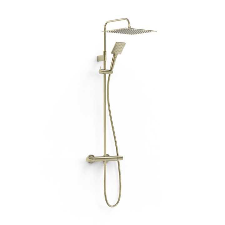 Conjunto termostático ducha OVER-WALL cava dorado - 19038702CA 1