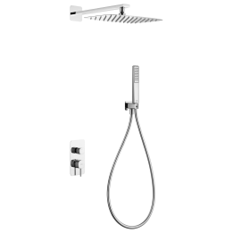 Kit monomando ducha empotrado 2-vías FIRENZE cromo - GPF065 1