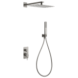 Kit monomando ducha empotrado 2-vías FIRENZE niquel cepillado - GPF065/NQ 1